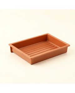 Sage Crossing Empty Under-Desk Cable Tray - Terracotta (synthetic illustration; no displayed measurements)