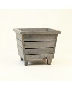 Rowan Branch Empty Raised Planter - Gray (synthetic illustration; no displayed measurements)