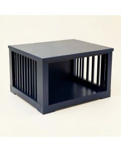 Wren Dell Empty Furniture-Style Pet Crate - Navy (synthetic illustration; no displayed measurements)