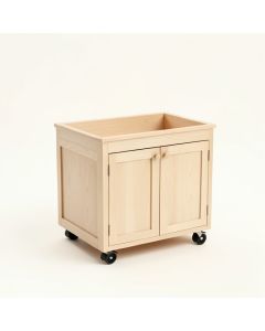Cove Canyon Empty Rolling Workshop Cart - Beige (synthetic illustration; no displayed measurements)