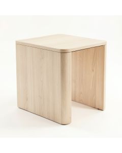 Oak Bridge Side Table - Beige (synthetic illustration; no displayed measurements)