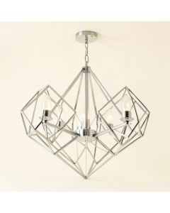 Downes Unique/Statement Geometric Chandelier - Alder Collection (synthetic illustration; no displayed measurements)