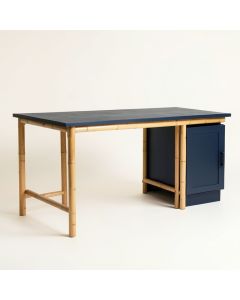 Ash Bend Empty Workshop Workbench - Navy (synthetic illustration; no displayed measurements)