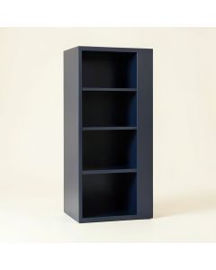 Elm Arc Narrow Cubby Tower (synthetic illustration; no displayed measurements)
