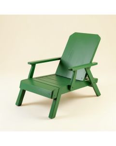 Cedar Arc Outdoor Lounge Chair (synthetic illustration; no displayed measurements)