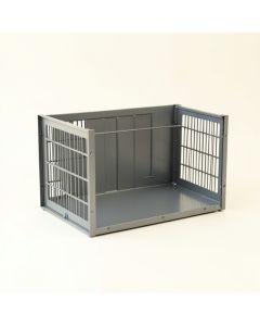 Field Crossing Empty Furniture-Style Pet Crate - Gray (synthetic illustration; no displayed measurements)
