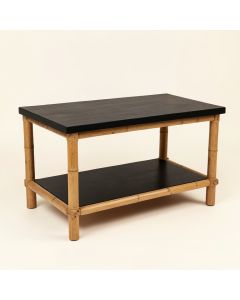 Harbor Bluff Empty Workshop Workbench - Black (synthetic illustration; no displayed measurements)