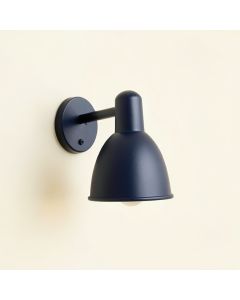 Heath Bridge Wall Sconce Mounted On A Plain Wall - Navy (synthetic illustration; no displayed measurements)