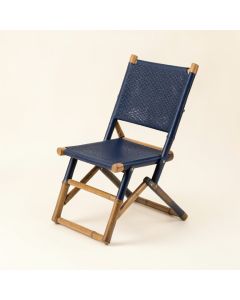 Ash Dell Folding Outdoor Chair - Navy (synthetic illustration; no displayed measurements)