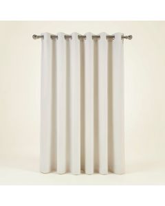 Calumet Solid Semi-Sheer Grommet Curtain Panels (synthetic illustration; no displayed measurements)