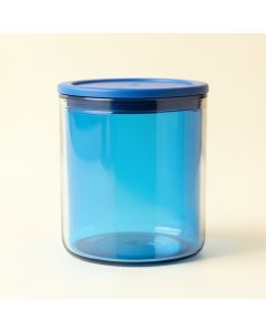 Hazel Dale Storage Canister With Lid - Blue (synthetic illustration; no displayed measurements)