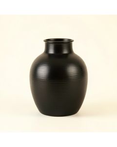 Juniper Canyon Empty Decorative Vase - Black (synthetic illustration; no displayed measurements)