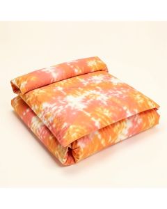 Tangerine Tie Dye By Laura Trevey Lightweight Duvet Cover (synthetic illustration; no displayed measurements)