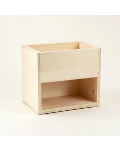 Maple Canyon Empty Raised Planter - Ivory (synthetic illustration; no displayed measurements)