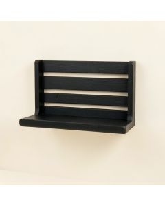Elm Dale Wall-Mounted Entryway Organizer Shelf - Black (synthetic illustration; no displayed measurements)