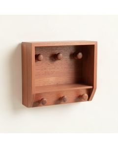 Fern Crest Wall-Mounted Entryway Organizer Shelf - Terracotta (synthetic illustration; no displayed measurements)