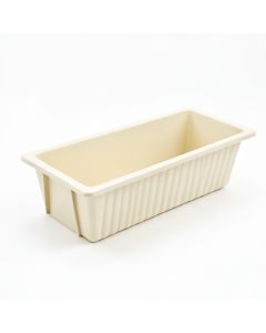 Linden Bridge Empty Railing Planter With Integral Brackets - Cream (synthetic illustration; no displayed measurements)