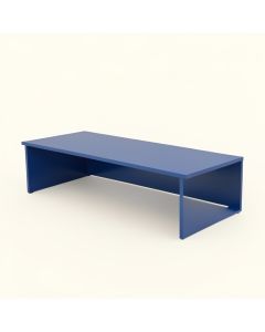 Meadow Bend Desktop Monitor Riser - Blue (synthetic illustration; no displayed measurements)