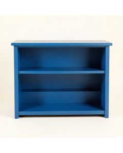 Harbor Branch Low Bookcase - Blue (synthetic illustration; no displayed measurements)