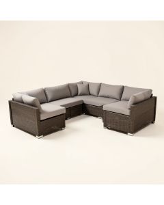 Tegan 10 Piece Sectional Seating Group With Cushions (synthetic illustration; no displayed measurements)