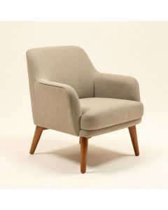 Laurens Mid-Century Modern Upholstered Side Chair (synthetic illustration; no displayed measurements)