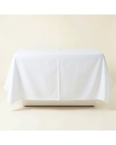 Clay Dale Flat Bed Sheet - White (synthetic illustration; no displayed measurements)