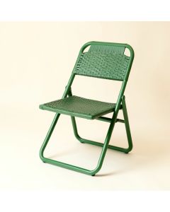 Juniper Bridge Folding Outdoor Chair - Green (synthetic illustration; no displayed measurements)