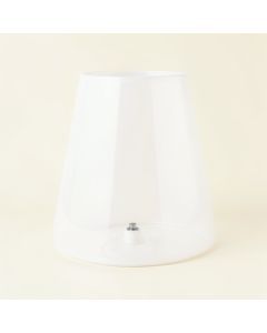 6 '' H Glass Novelty Lamp Shade ( Screw On ) In White (synthetic illustration; no displayed measurements)