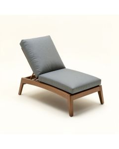 Annlouise Outdoor Reclining Chaise Lounge With Cushion (synthetic illustration; no displayed measurements)