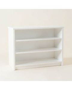 Cove Branch Low Bookcase - White (synthetic illustration; no displayed measurements)