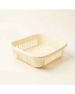 Ash Bend Empty Under-Desk Cable Tray - Ivory (synthetic illustration; no displayed measurements)