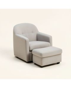 Mendonca Big Kids Chair Sleeper And Ottoman (synthetic illustration; no displayed measurements)