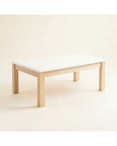 Laurel Field Coffee Table - White (synthetic illustration; no displayed measurements)