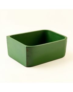Wren Arc Empty Storage Basket - Green (synthetic illustration; no displayed measurements)