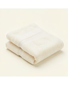 Oak Arc Bath Towel - Ivory (synthetic illustration; no displayed measurements)