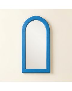 Birch Bridge Framed Wall Mirror - Blue (synthetic illustration; no displayed measurements)