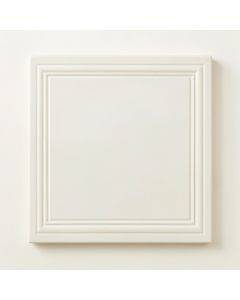 Spruce Arc Uninstalled Square Decorative Tile - White (synthetic illustration; no displayed measurements)