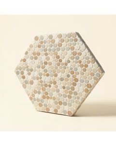 Osmond 2 '' X 2 '' Ceramic Octagon And Dot Mosaic Wall & Floor Tile (synthetic illustration; no displayed measurements)