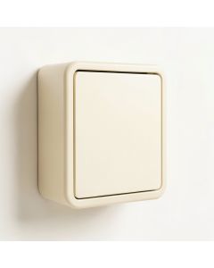 Cliff Brook Wall-Mounted Entry Cabinet - Cream (synthetic illustration; no displayed measurements)