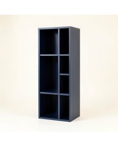 Ridge Branch Narrow Cubby Tower - Navy (synthetic illustration; no displayed measurements)