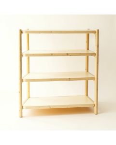 Spruce Arc Empty Seed-Starting Shelving Unit Without Lights - Cream (synthetic illustration; no displayed measurements)