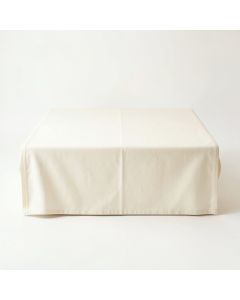 Maple Falls Flat Bed Sheet - Cream (synthetic illustration; no displayed measurements)