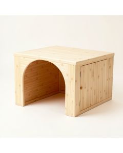 Dawn Dale Empty Furniture-Style Litter Enclosure - Ivory (synthetic illustration; no displayed measurements)