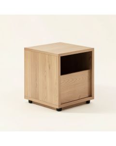 Bonas End Table With Storage (synthetic illustration; no displayed measurements)