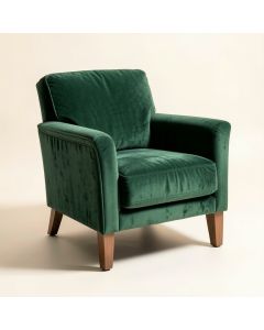 Pullins 33.5 '' Wide Velvet Armchair (synthetic illustration; no displayed measurements)