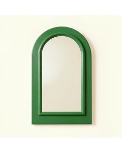 Fern Bridge Framed Wall Mirror - Green (synthetic illustration; no displayed measurements)