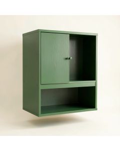 Ridge Bluff Wall-Mounted Laundry Cabinet - Green (synthetic illustration; no displayed measurements)