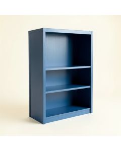 Oak Bend Freestanding Bookcase - Blue (synthetic illustration; no displayed measurements)