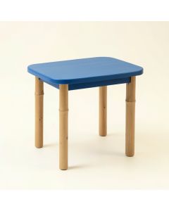 Olive Bend Compact Balcony Table - Blue (synthetic illustration; no displayed measurements)