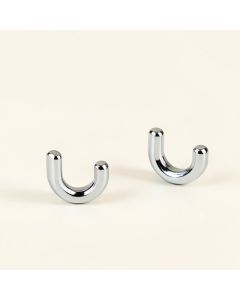 Checker Shower Curtain Hooks (synthetic illustration; no displayed measurements)